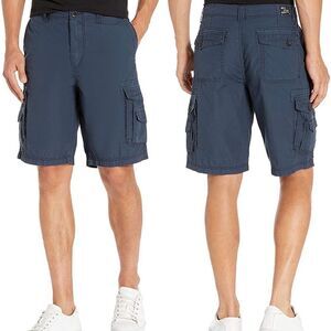 Union Men Shorts Navy Blue Cargo Spring Summer Casual Pant 32 10” NWT Resort